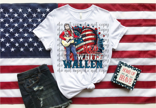 RED WHITE AND WALLEN