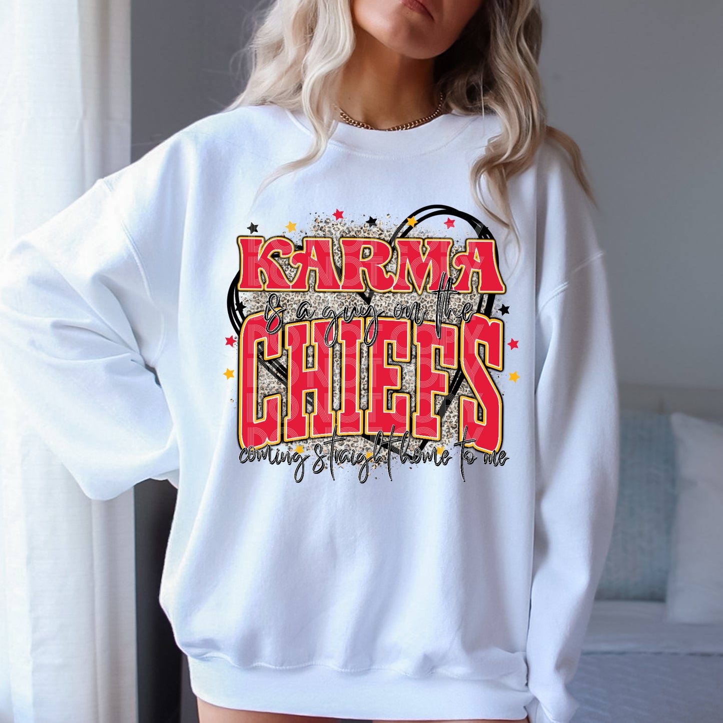 karma is the guy on the cheifs – Southern Twisted Tees