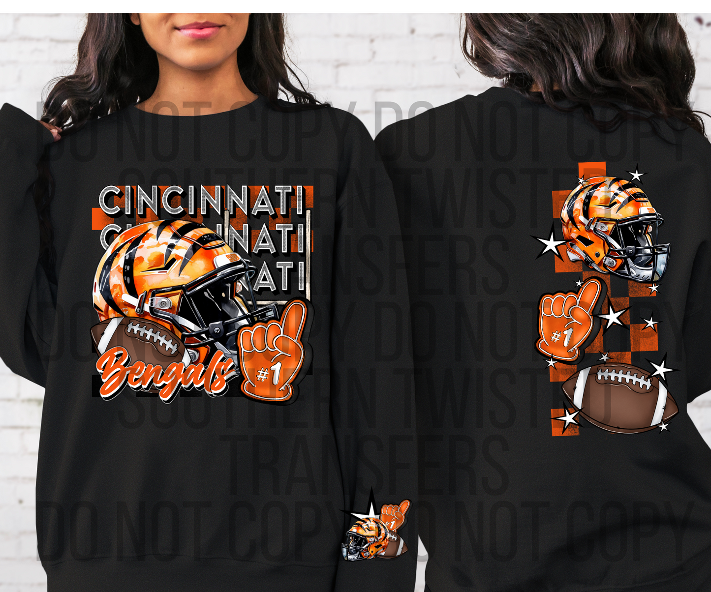 Cincinatti front back and sleeve