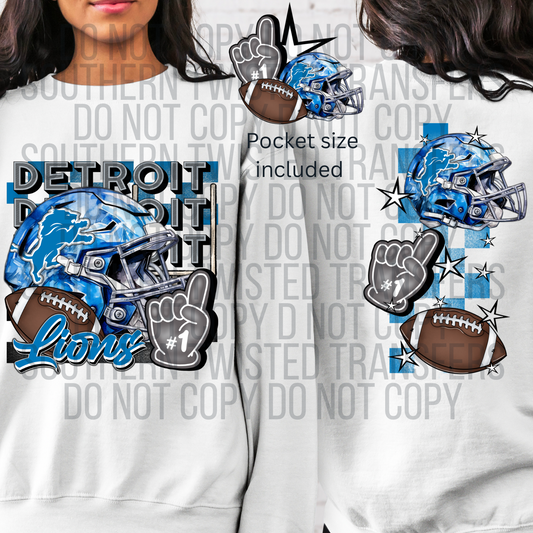 Detroit lions with all 3 designs
