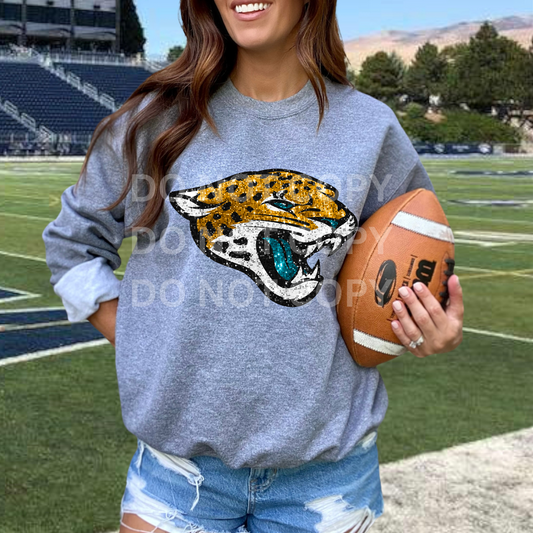 FAUX SEQUIN JAGUARS