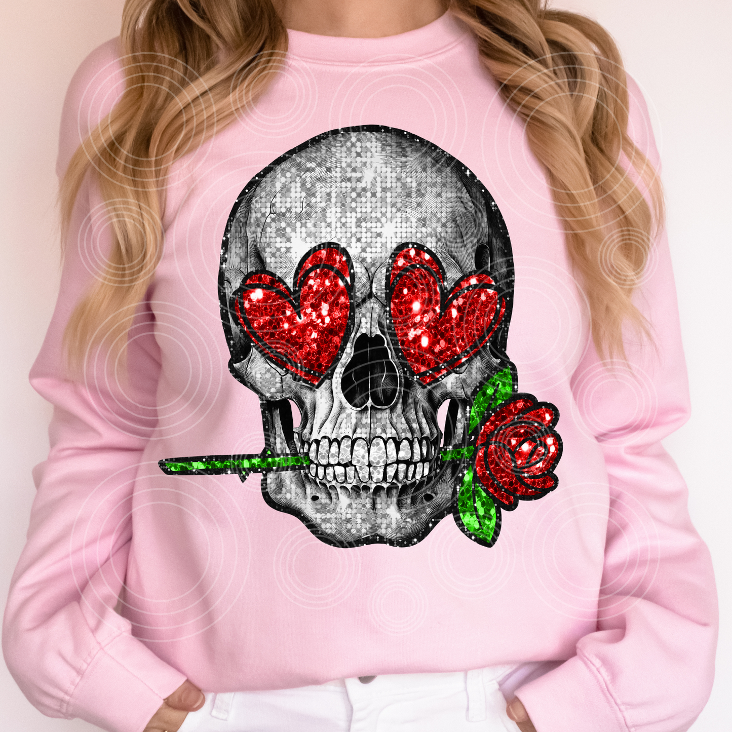 skull rose