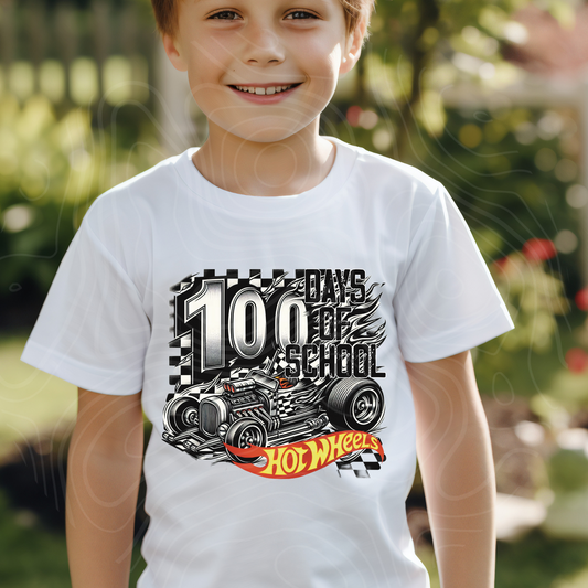 100 days hot wheels