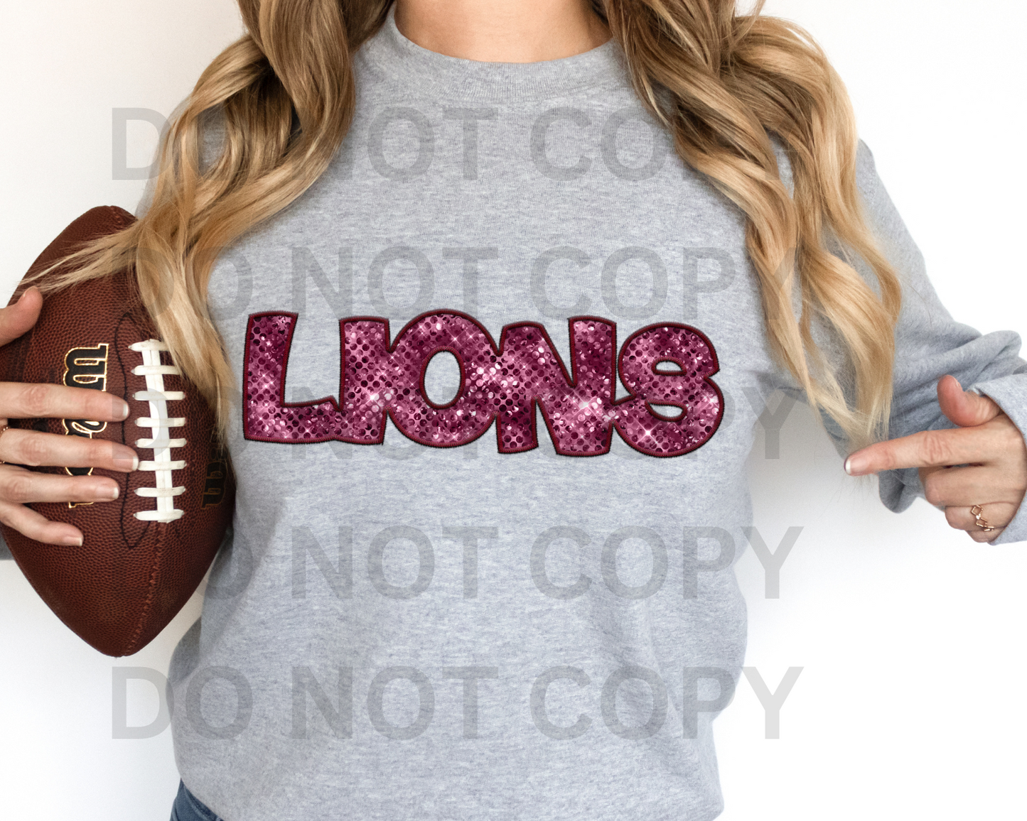 lions sequin