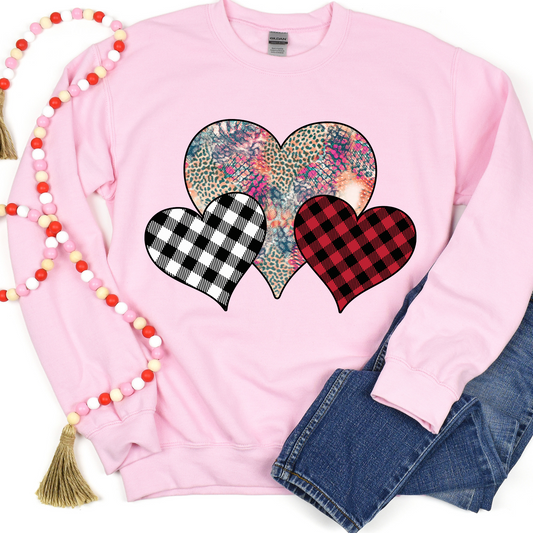 PLAID HEARTS