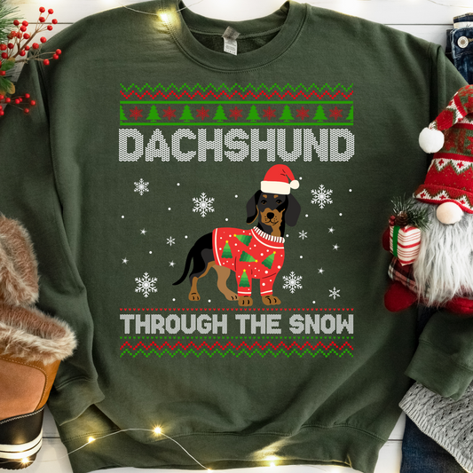 ugly sweater dachshund