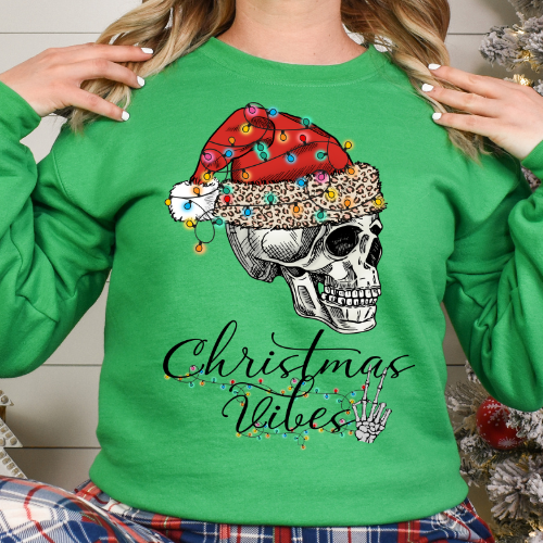 CHRISTMAS VIBES SKULL